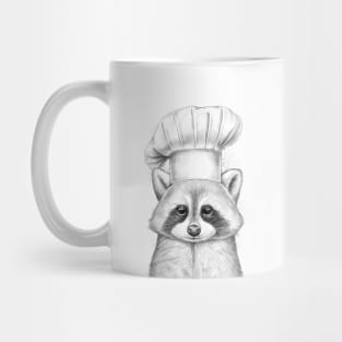 Raccoon cook Mug